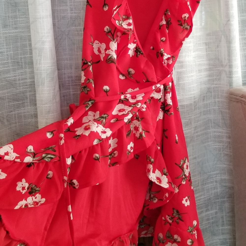 Red dress